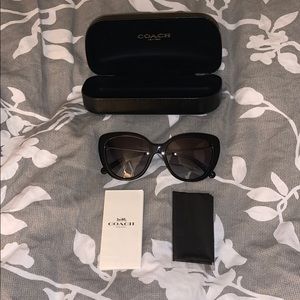 new Women's Coach Jessa Cat Eye Sunglasses